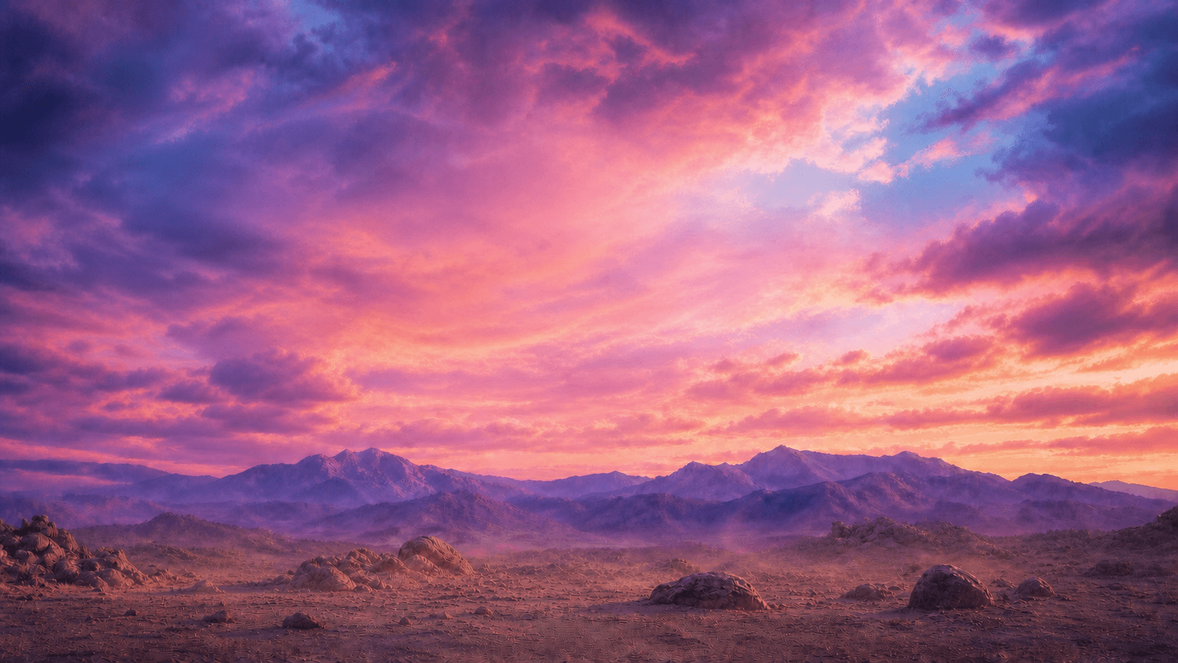 Open desert sky